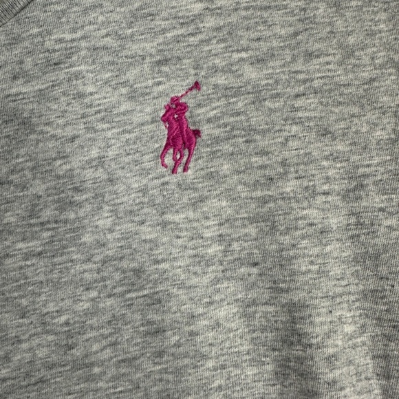Ralph Lauren Sport Gray V Neck Shirt Size Medium‎ - Picture 5 of 5